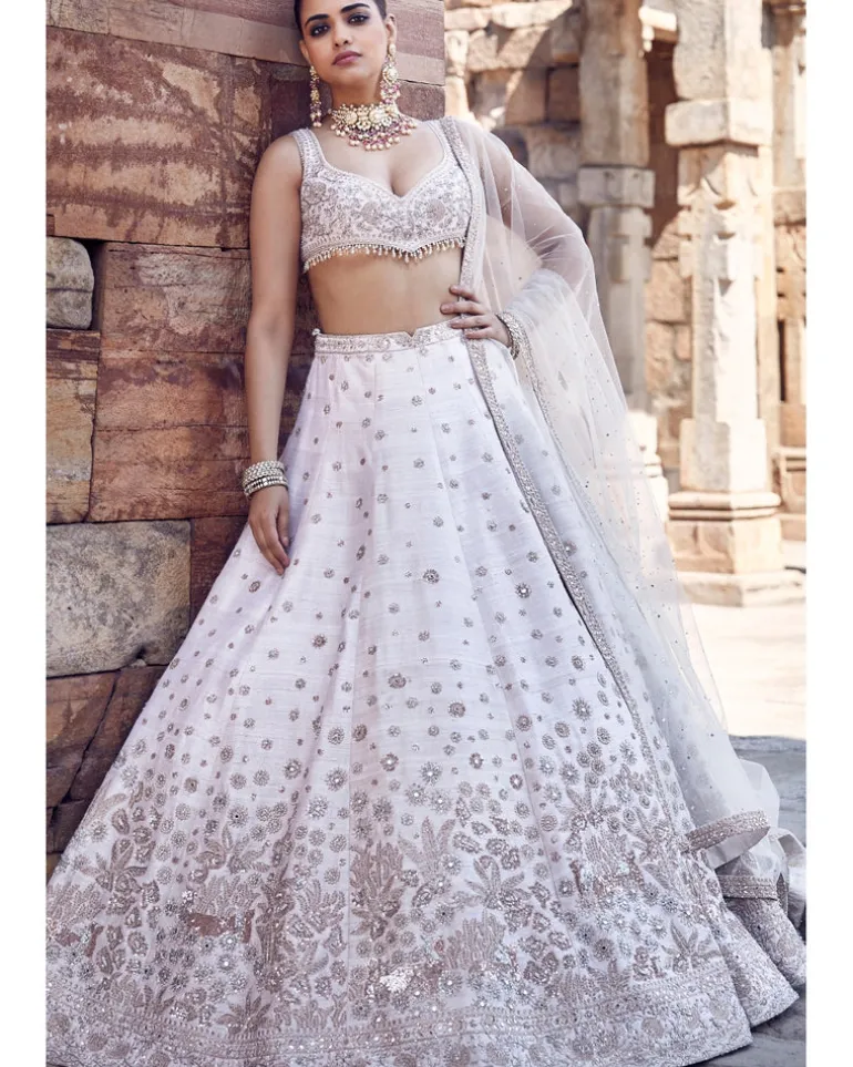 The Ecru Royal Nandi Lehenga Set