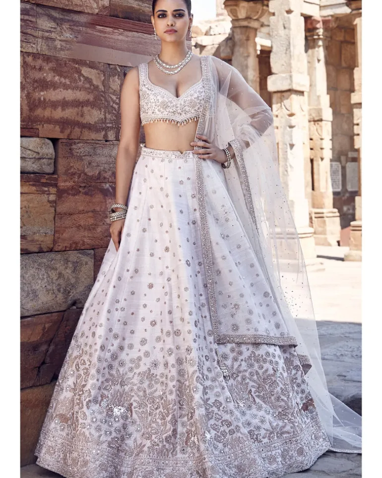 The Ecru Royal Nandi Lehenga Set