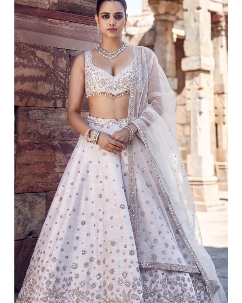 The Ecru Royal Nandi Lehenga Set