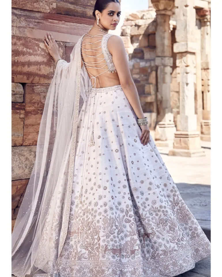 The Ecru Royal Nandi Lehenga Set
