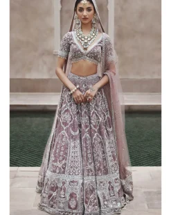 The French Rose Masai Trinity Lehenga Set