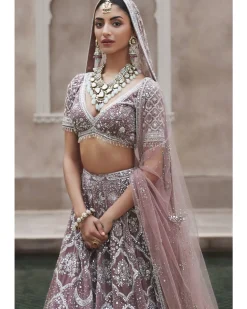 The French Rose Masai Trinity Lehenga Set