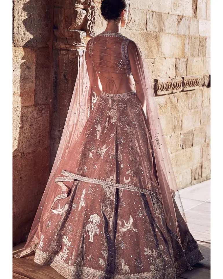 The French Rose Opus Lehenga Set