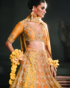 The Ghevar Lehenga
