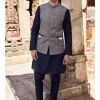 The Iconic Double Wing Pocket Bundy Jacket With A Saada Kurta Set