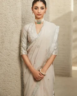 The Ivory Dream Sari