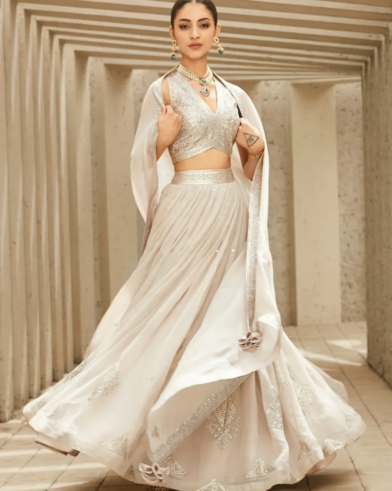 The Ivory Heritage Lehenga Set