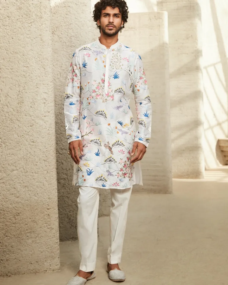 The Ivory Spectrum Kurta Set