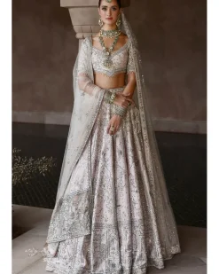 The Japanese Pink Royal Masai Holy Trinity Lehenga Set