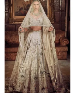 The Kamalbagh Aurum Ekru Lehenga Set