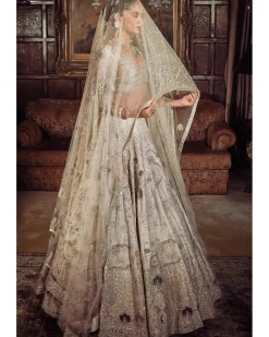 The Kamalbagh Aurum Ekru Lehenga Set