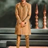 The Kesar Varak Sherwani Set
