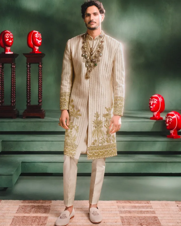 The Malai Cham Cham Sherwani Set