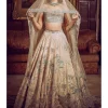 The Moroccan Pink Flamingo Landscape Lehenga Set
