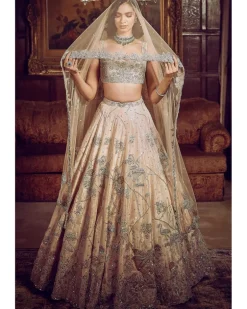 The Moroccan Pink Flamingo Landscape Lehenga Set