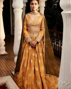 The Old Indian Haldi Lehenga Set
