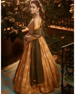 The Old Indian Haldi Lehenga Set