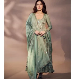 The Pakeezah Tissue Anarkali Set