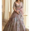 The Palace Of Provence - Aged Lavender Lehenga Set