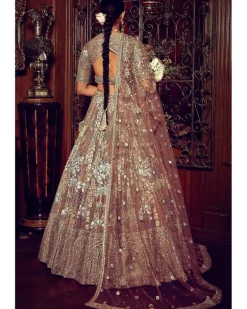 The Palace Of Provence - Aged Lavender Lehenga Set