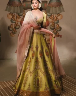 The Pista Kulfi Lehenga