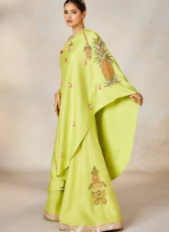 The Pista Kulfi One Shoulder Set