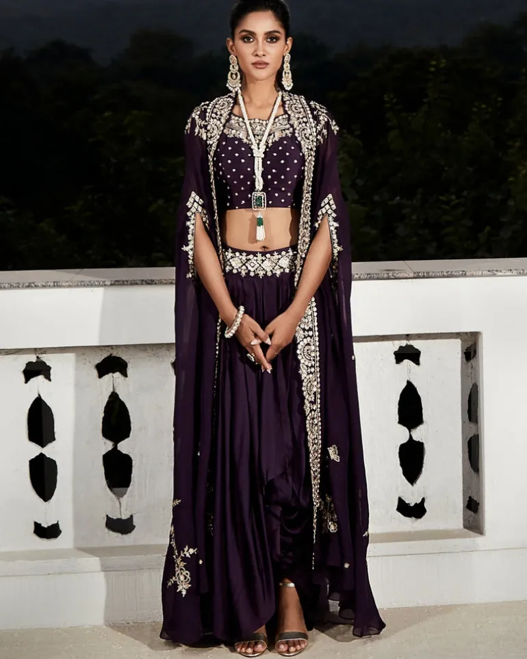 The Plum Nawabi Cape Set