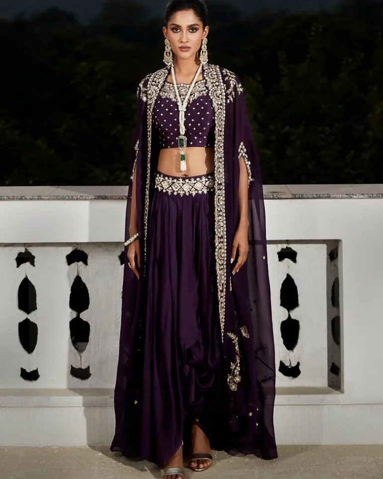The Plum Nawabi Cape Set