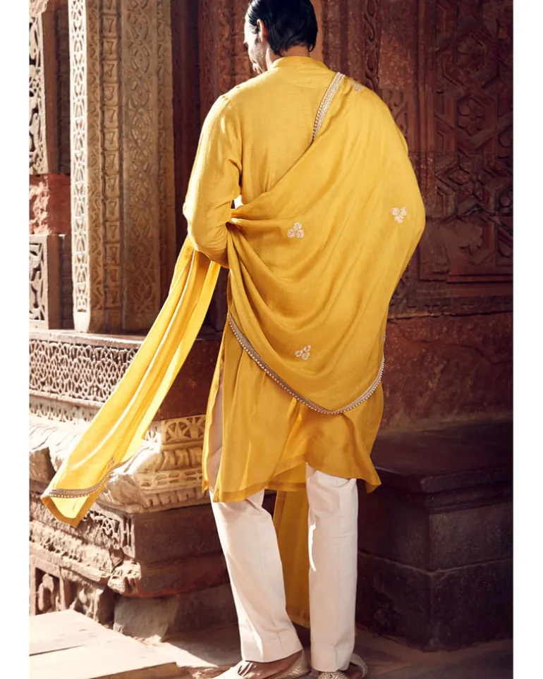 The Royal Haldi Kurta Set