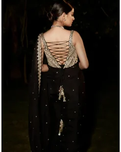 The Royal Noir Sari