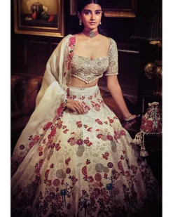 The Royal Satire Ekru Lehenga Set