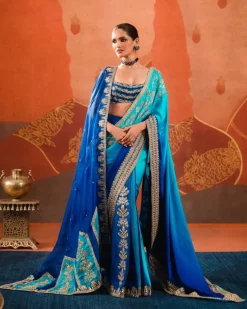 The Saanjh Stitched Sari