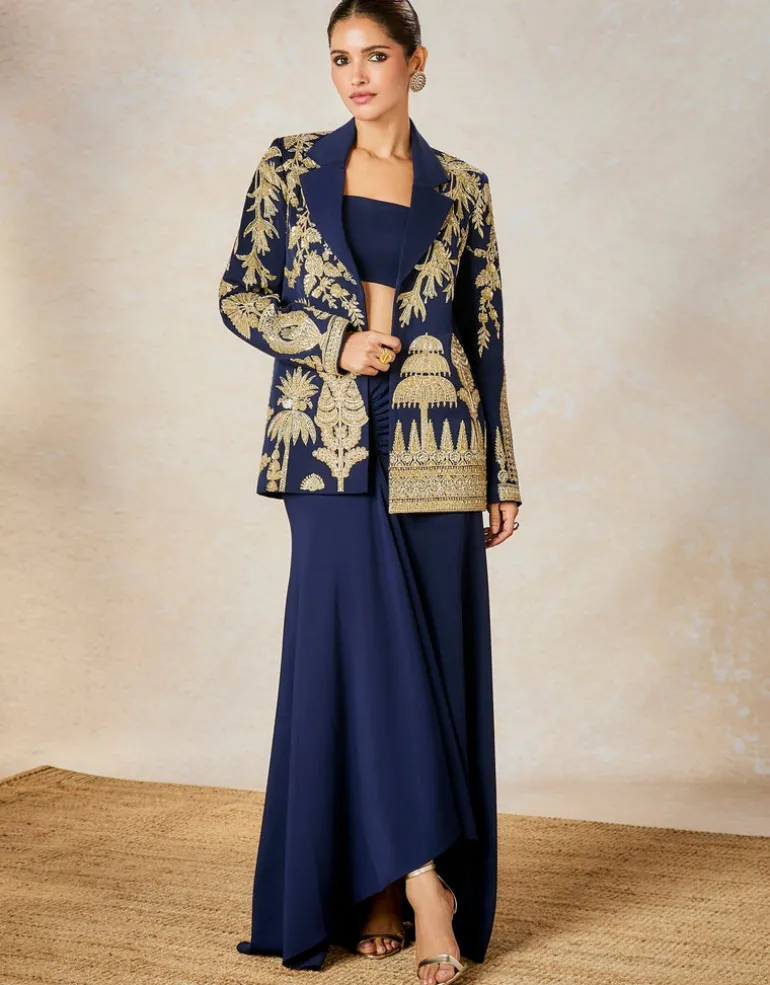The Sanjh Bagh Blazer Set