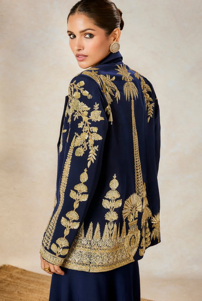 The Sanjh Bagh Blazer Set