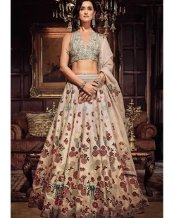 The Satire Japanese Pink Lehenga Set