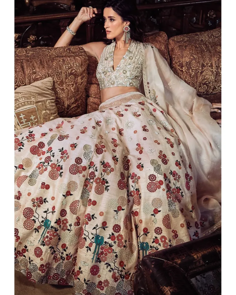The Satire Japanese Pink Lehenga Set