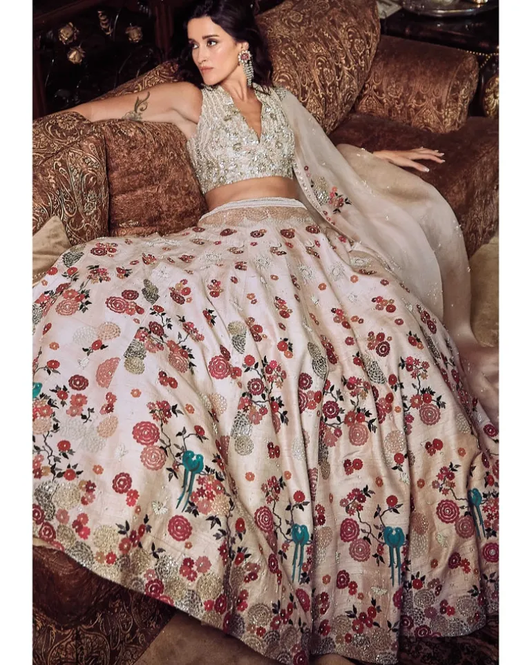 The Satire Japanese Pink Lehenga Set