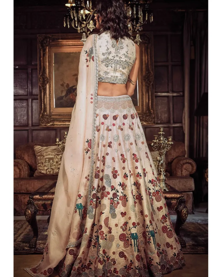 The Satire Japanese Pink Lehenga Set