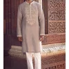 The Scottish Grey Sona Patti Kurta Set
