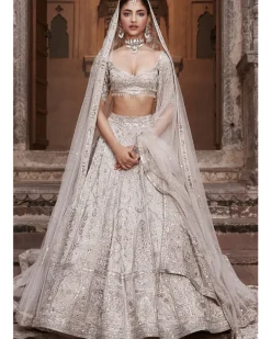 The Silver Needle Holy Trinity Lehenga Set