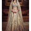 The Silver Needle Tree Of Life Lehenga Set