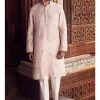 The Sona Patti Gulabi Linen Kurta Set