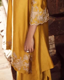 The Sona Patti Hukum Kurta With A Drape Skirt
