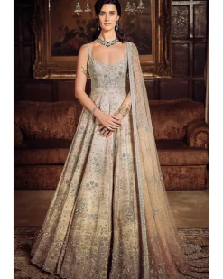 The Starlight Mogra Gown Set