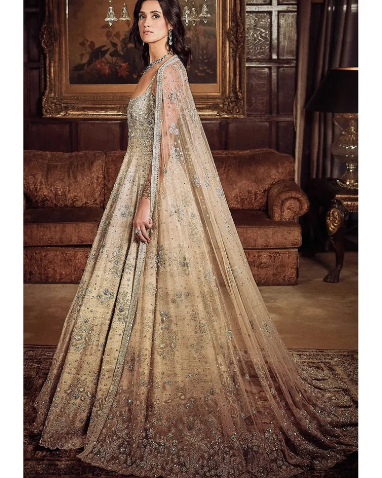 The Starlight Mogra Gown Set