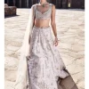 The Tuscan Ivory Landscape Of Dreams Lehenga Set