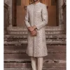 The Vintage Silver Needle Nandigram Sherwani Set