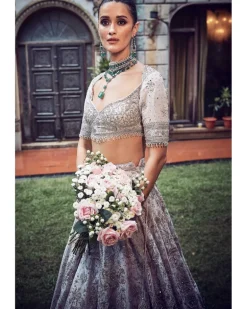 The Wanderlust Starlight Masai Lehenga Set