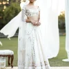 Thread-Work And Mirror Lehenga Set