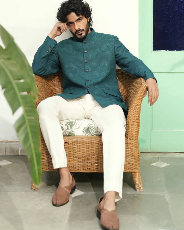 Tiffany Bandhgala Set